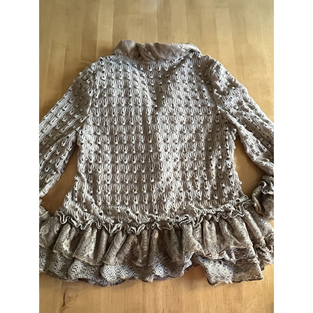 Pretty Angel Cardigan Size S Small Neutral Tones Lace Girly Boho Magical Women's - Picture 9 of 9